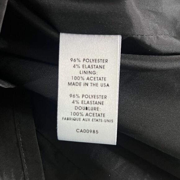 Nanette Lepore Dress‎ Sz 12 Fifi Ruffled Polka Dot Black Gray Shift Sheath - Picture 8 of 9